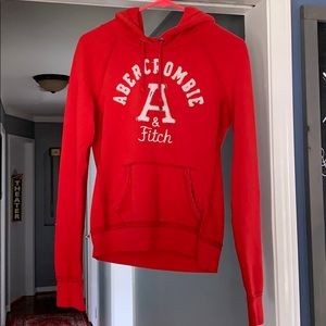 Red Abercrombie & Fitch Hoodie
